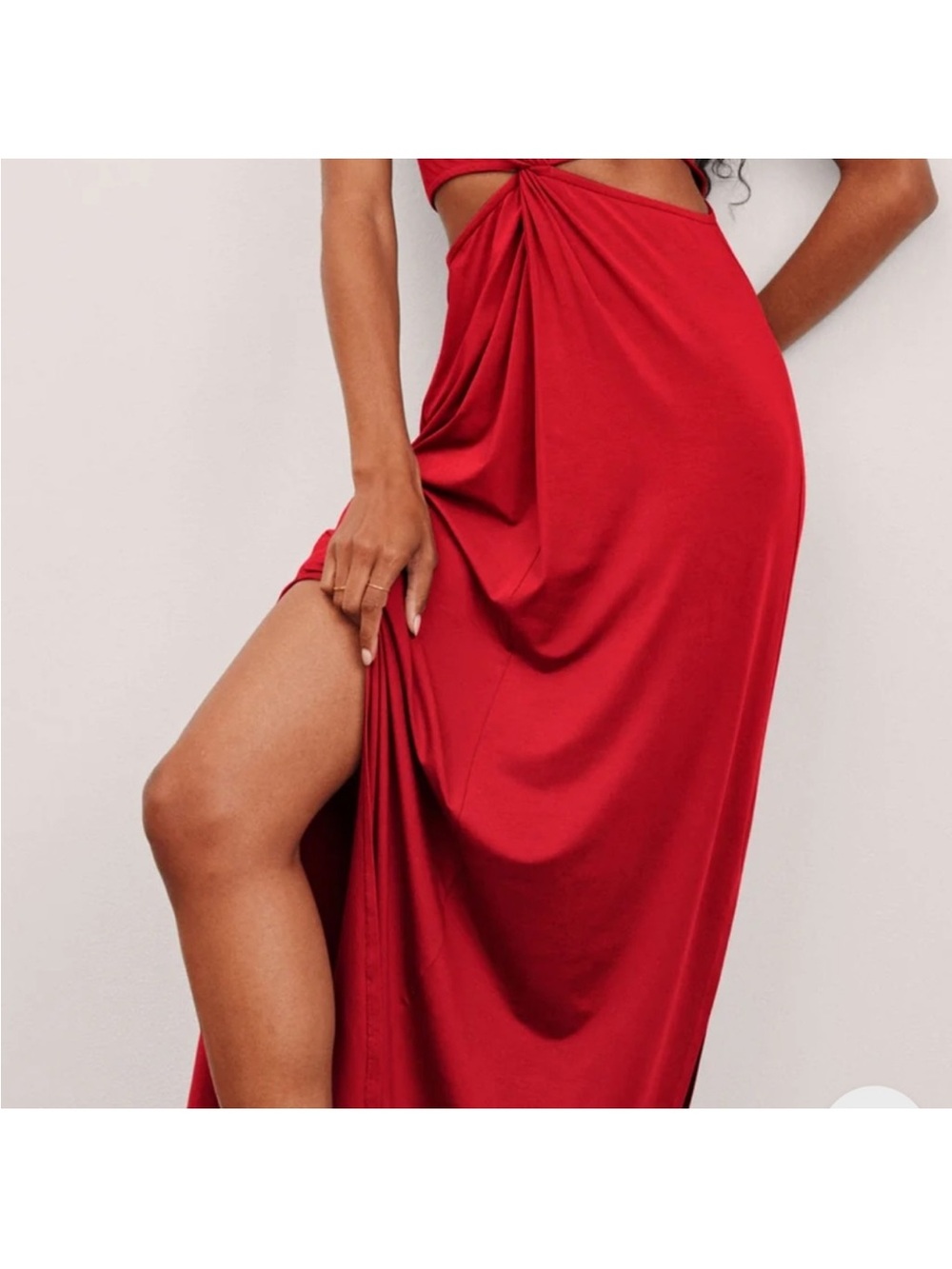 Beyond yoga Red Twist Cutout Maxi 👗
